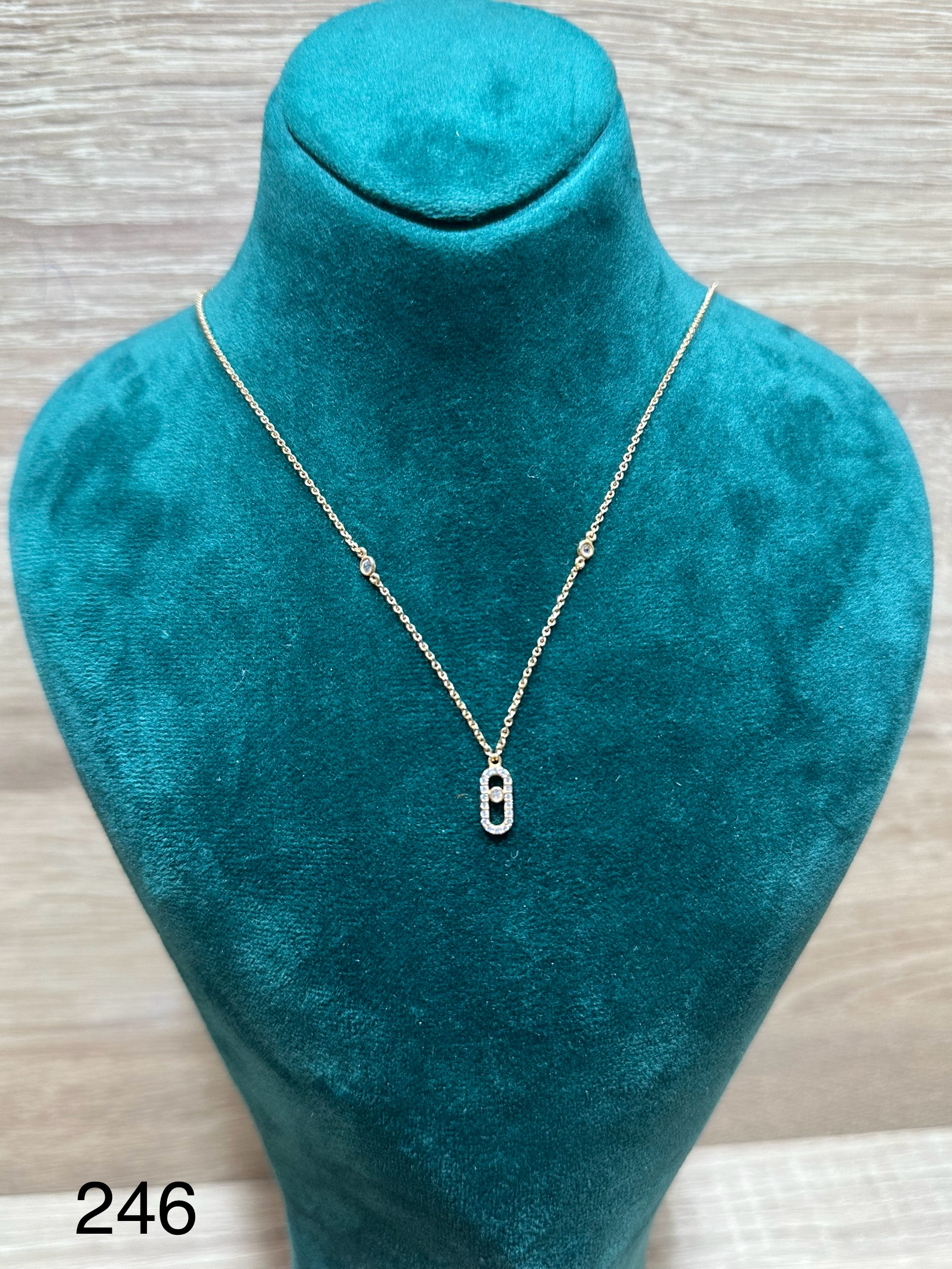 Collier Maillon Brillant