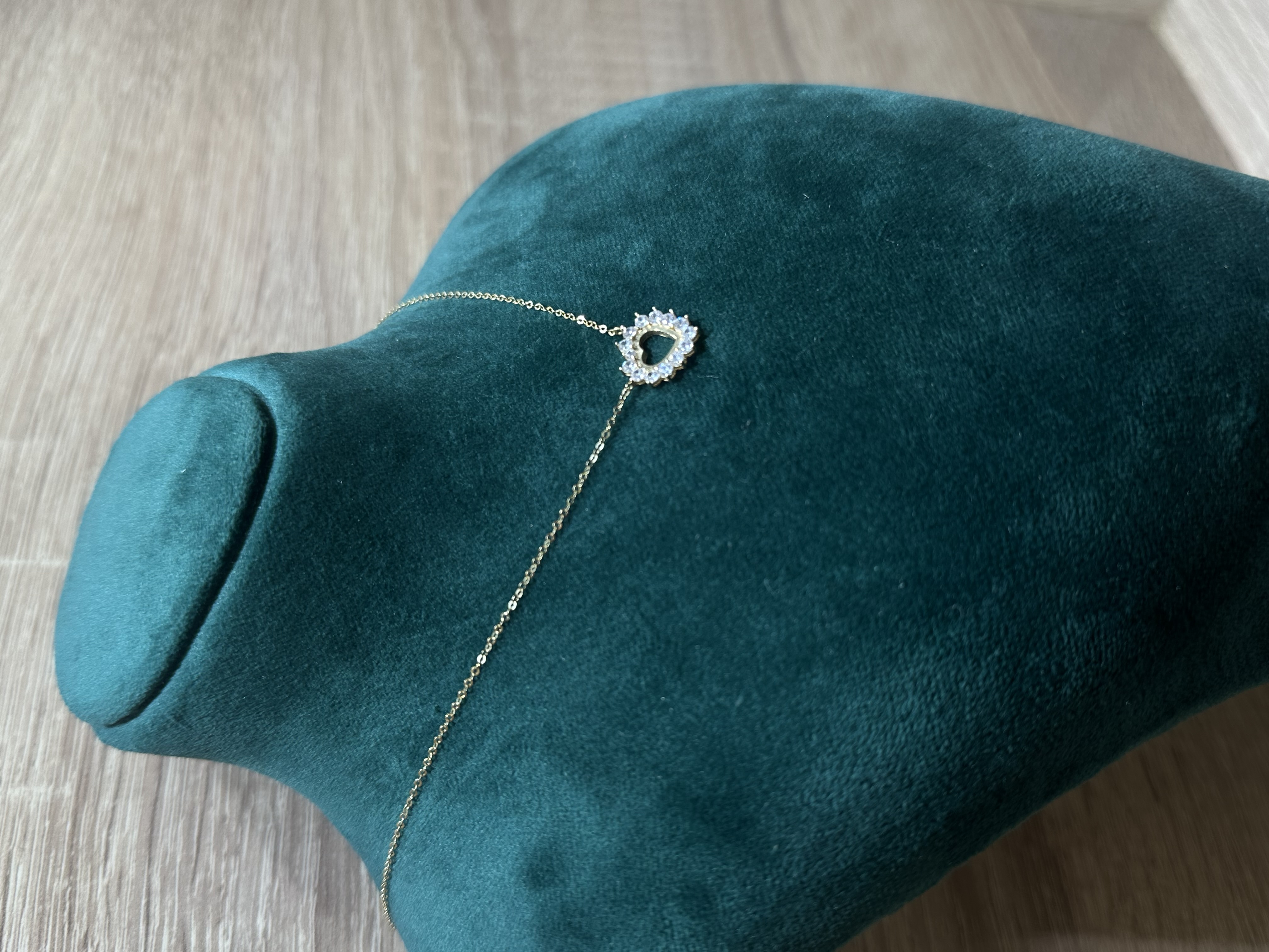 collier Cœur Étincelant