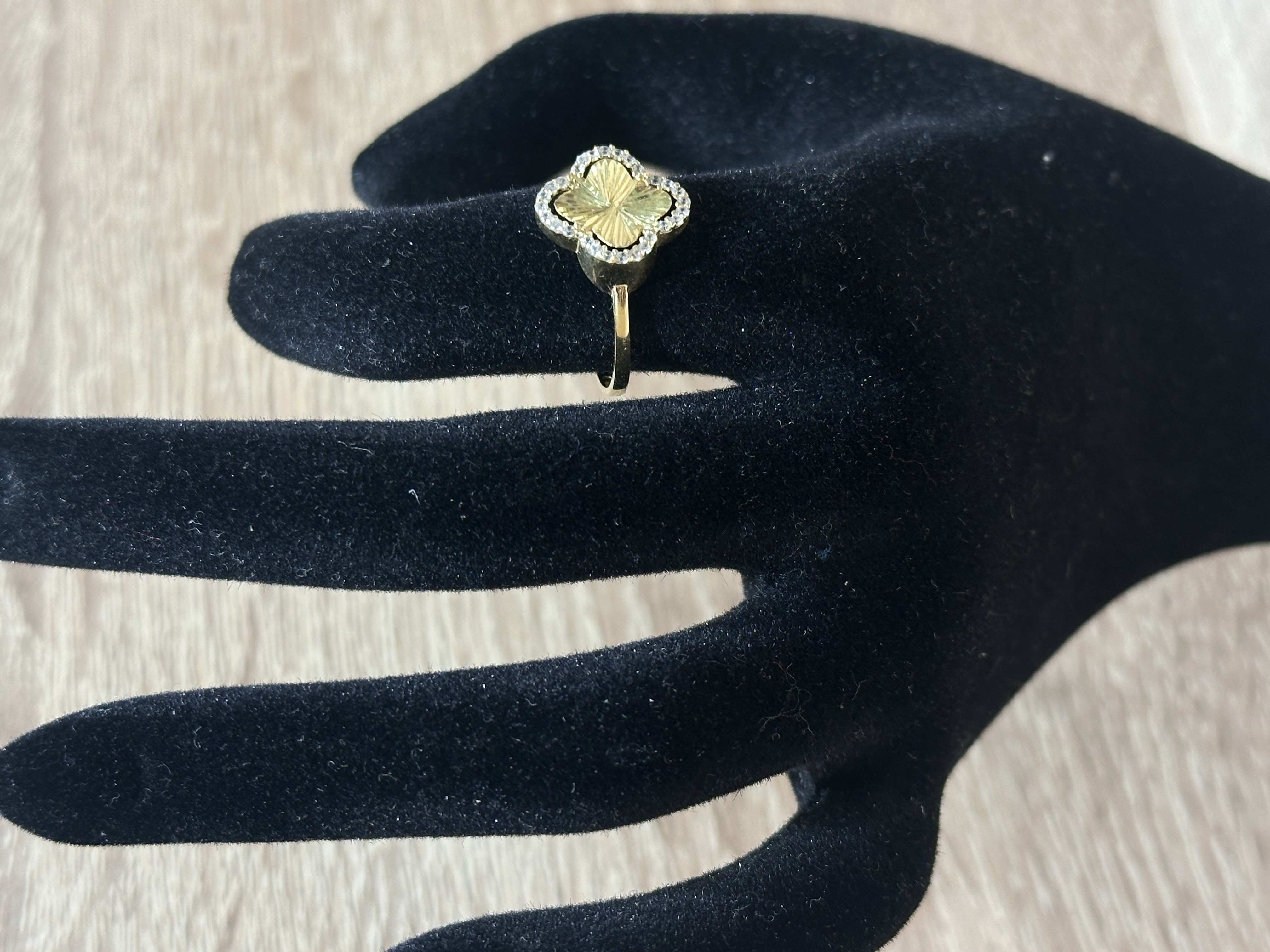 bague les Etoiles trèfle 